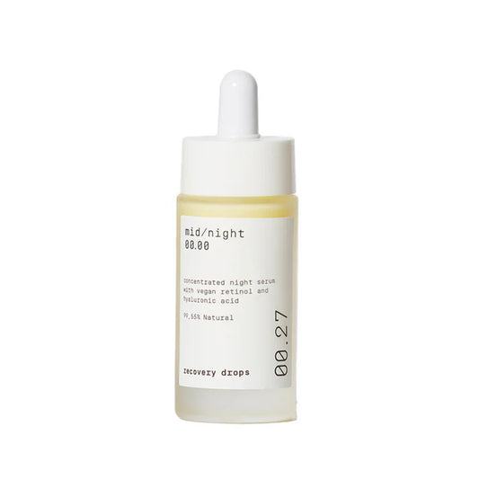 Mid/night 00.00 Naktinis veido serumas / Recovery Drops 00.27, 30ml