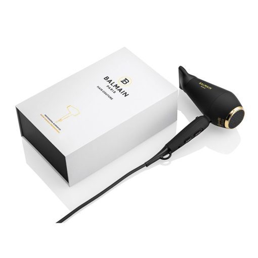 BALMAIN HAIR infraraudonųjų spindulių plaukų džiovintuvas / Professional Infrared Blowdryer Black & Gold