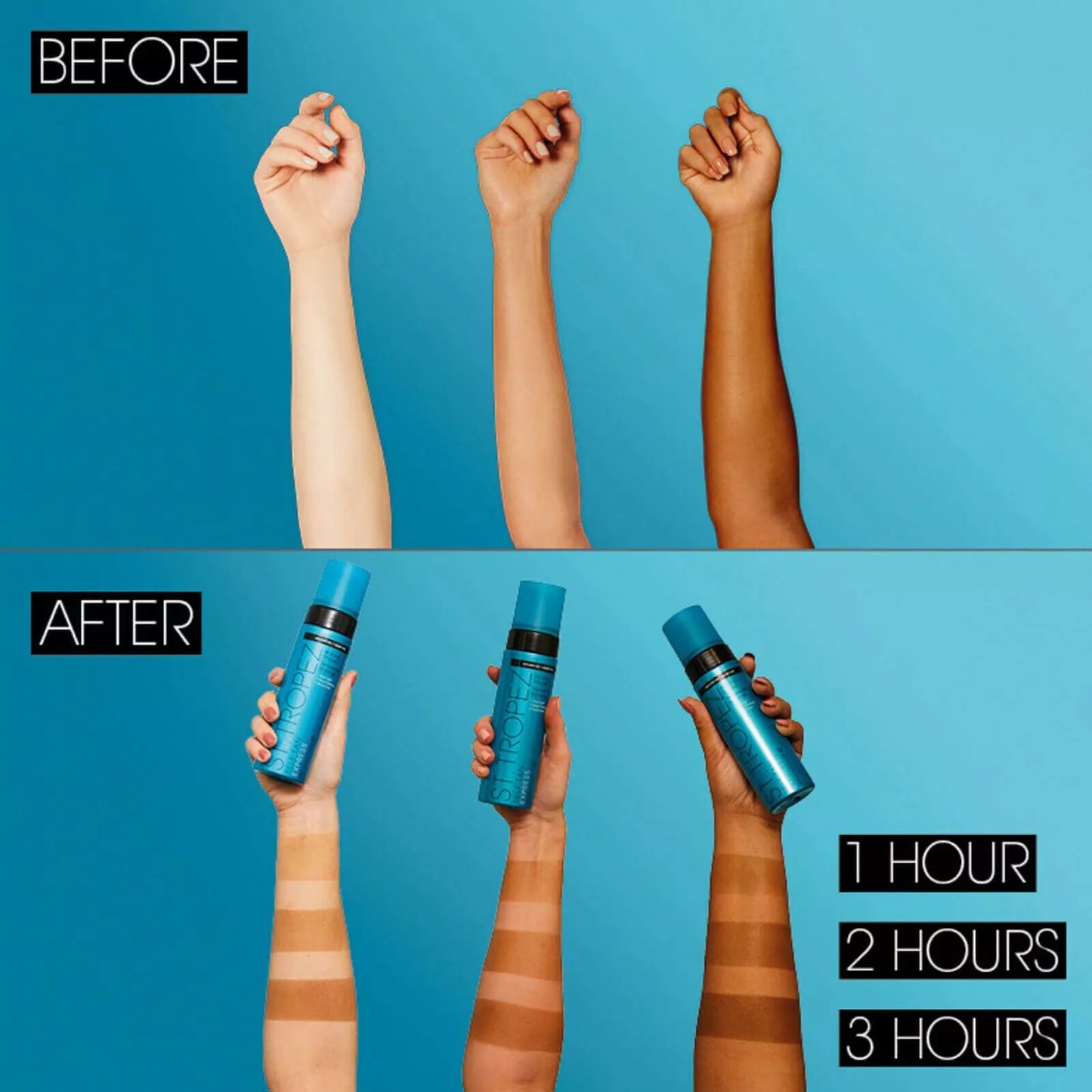 SELF TAN EXPRESS MOUSSE - Savaiminio įdegio putos greito poveikio