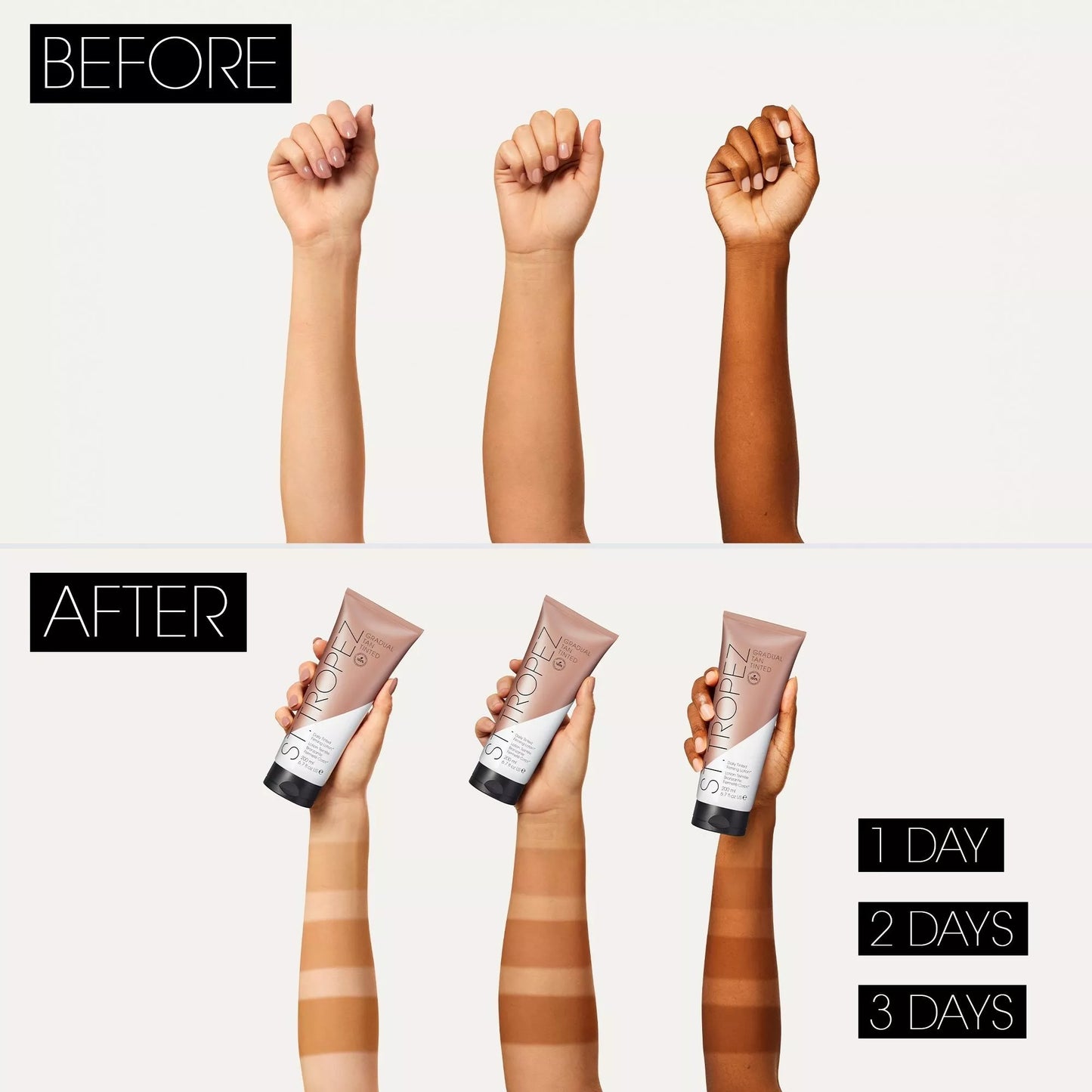 GRADUAL TAN TINTED LOTION - Laipsniško įdegio putos 200ml