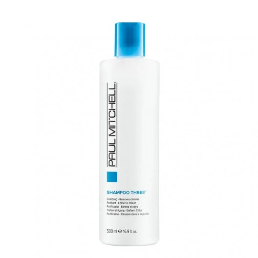 PAUL MITCHELL SHAMPOO THREE - Giliai valantis, chlorą pašalinantis šampūnas