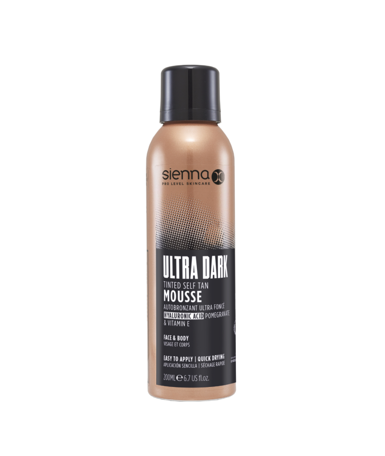 SIENNA X savaiminio įdegio putos su atspalviu ULTRA DARK TINTED MOUSEE, 200ml