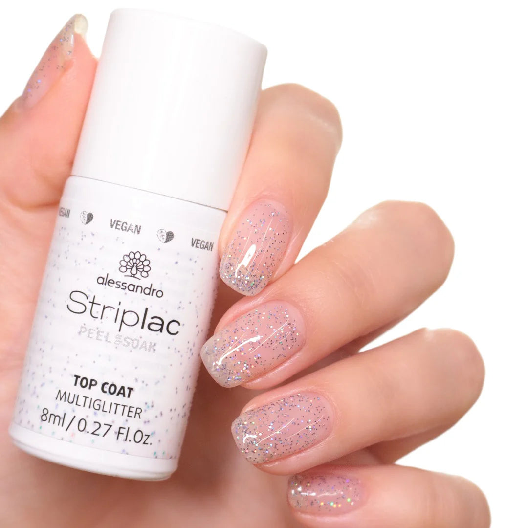 STRIPLAC TOP COAT MULTIGLITTER blizgus viršutinis sluoksnis