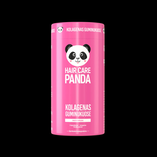 Maisto papildas „Hair Care Panda kolagenas guminukuose“,  300 g, 60 guminukų
