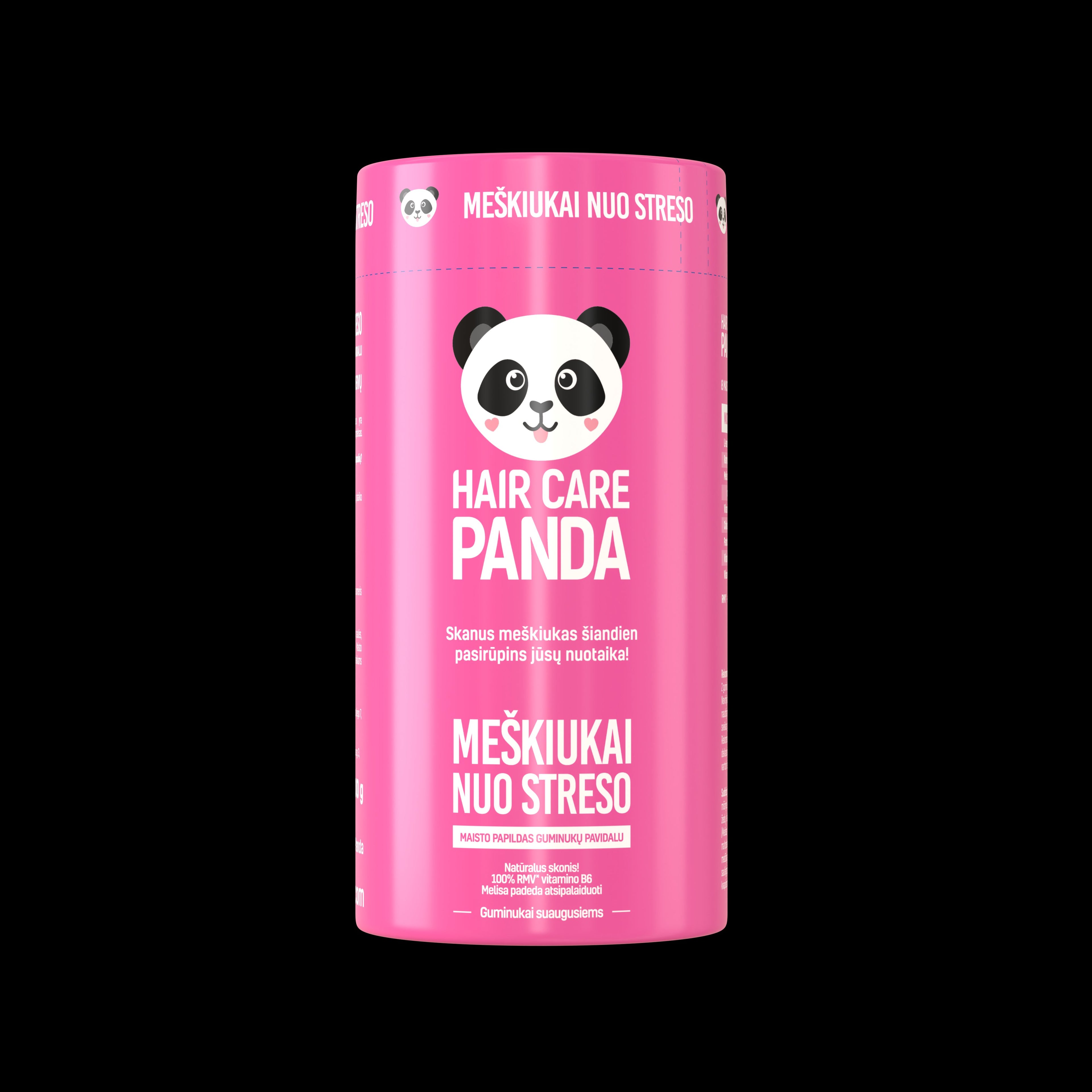 "Hair Care Panda meškiukai nuo streso",  300 g, 60 guminukų