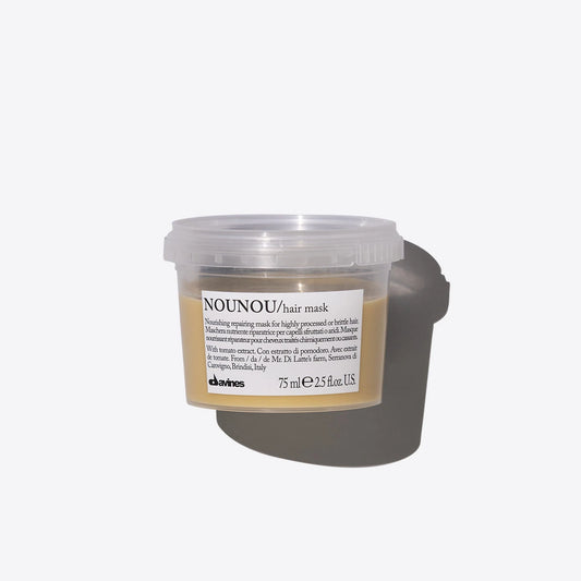 Davines Nounou hair mask 75ml - Kaukė pažeistiems plaukams