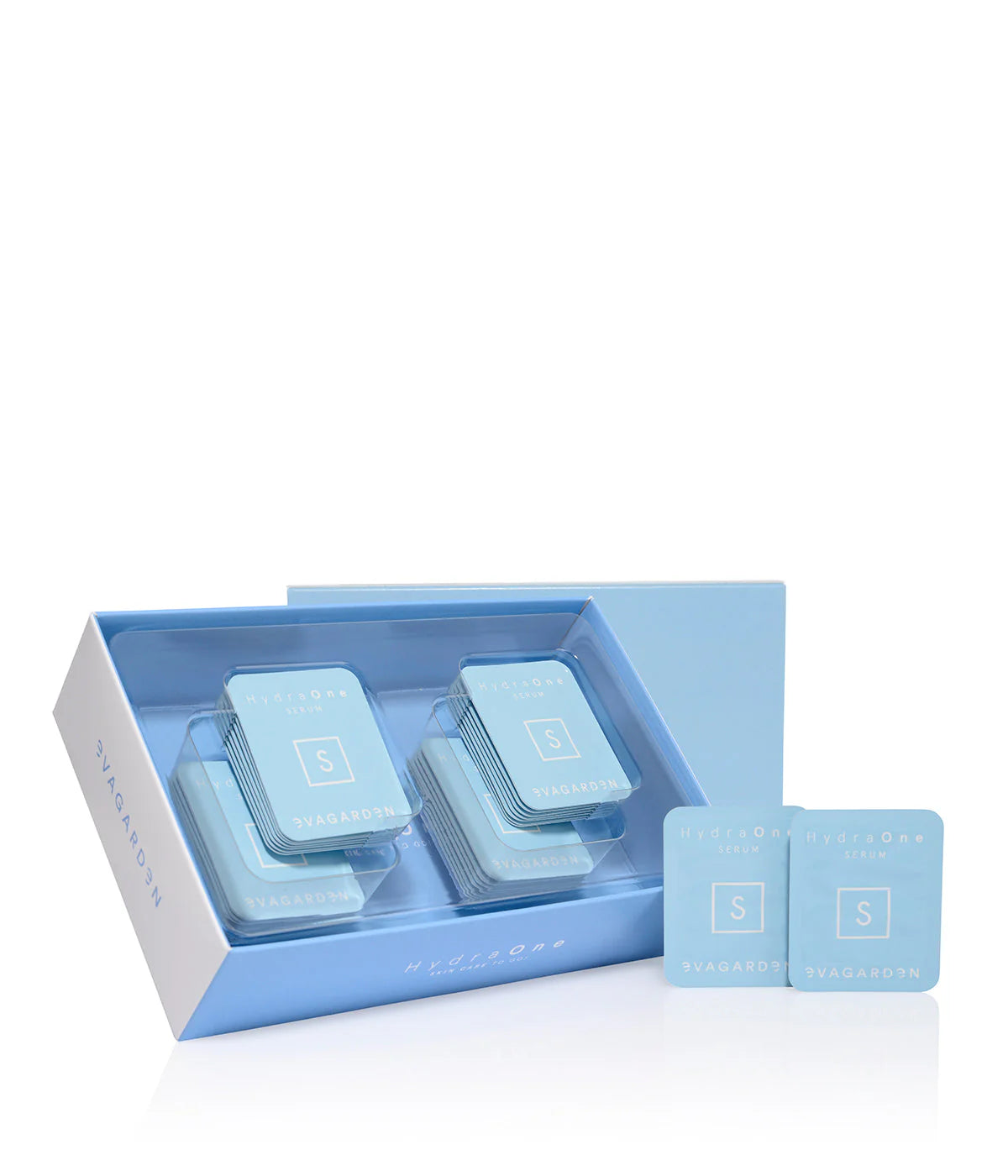 EVAGARDEN HYDRAONE FACE SERUM – DRĖKINANTIS VEIDO SERUMAS, 28vnt