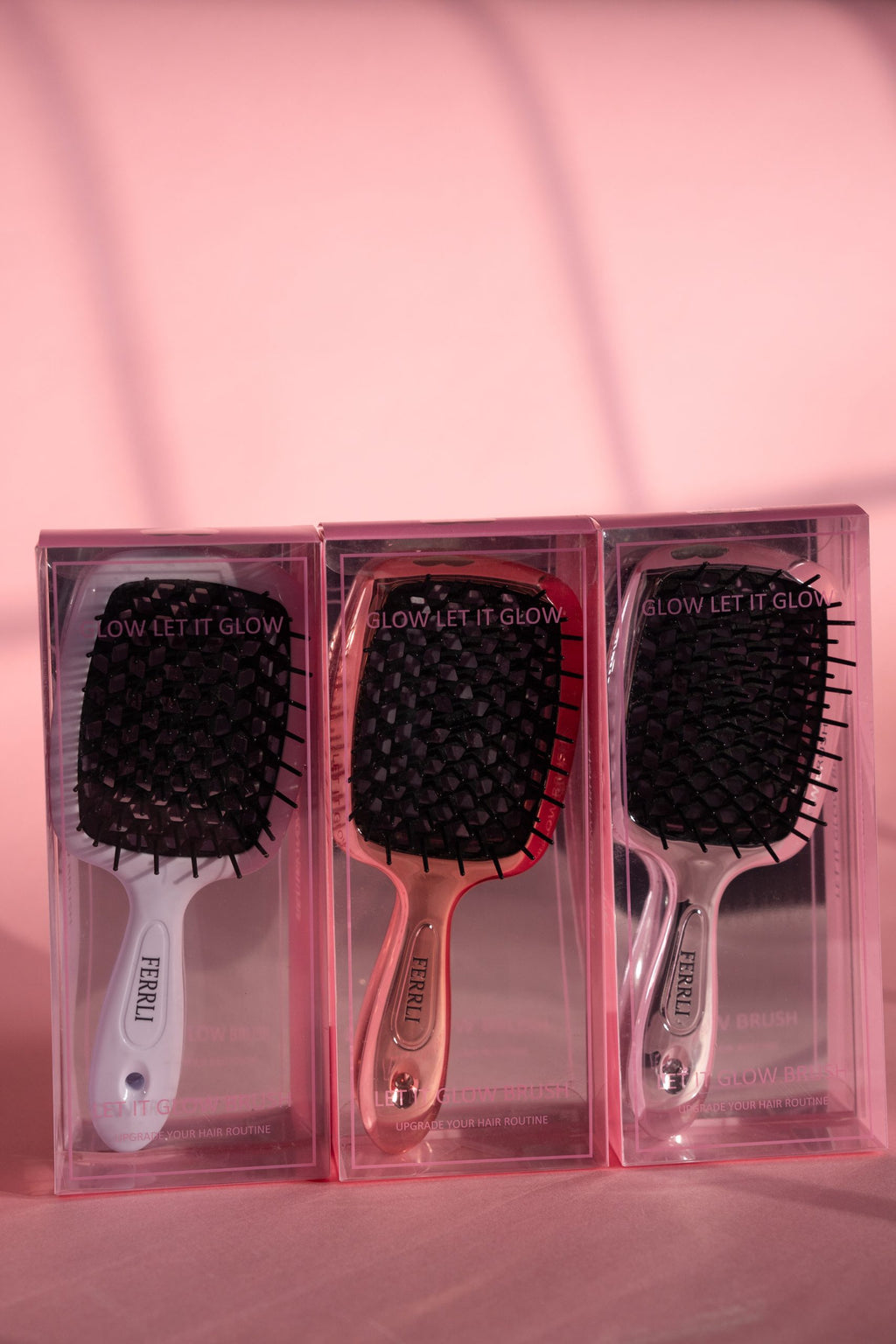 FERRLI “Glow let it glow” plaukų šepetys