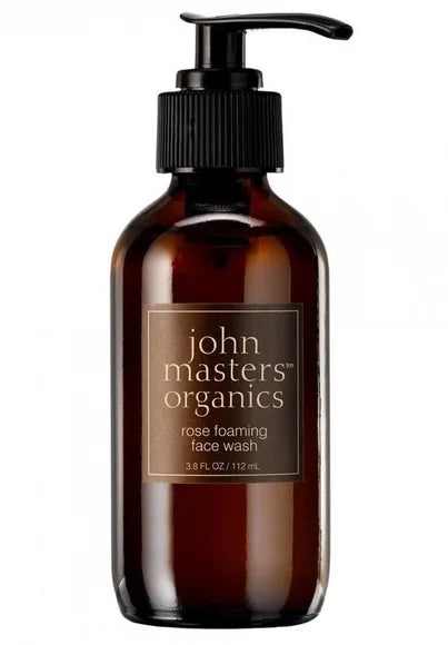 John Masters Organics Rose - Putojantis veido prausiklis 112 ml