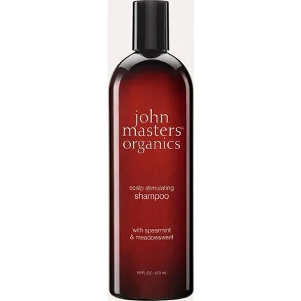 John Masters Organics Spearmint & Meadowsweet - Galvos odą stimuliuojantis šampūnas