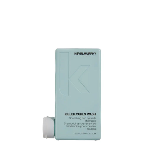 KEVIN.MURPHY KILLER.CURLS WASH - MAITINAMASIS ŠAMPŪNAS SU AVIŽŲ PIENU GARBANOTIEMS PLAUKAMS