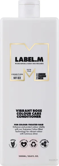 Label.m Professional Vibrant Rose Colour Care - Kondicionierius dažytiems plaukams