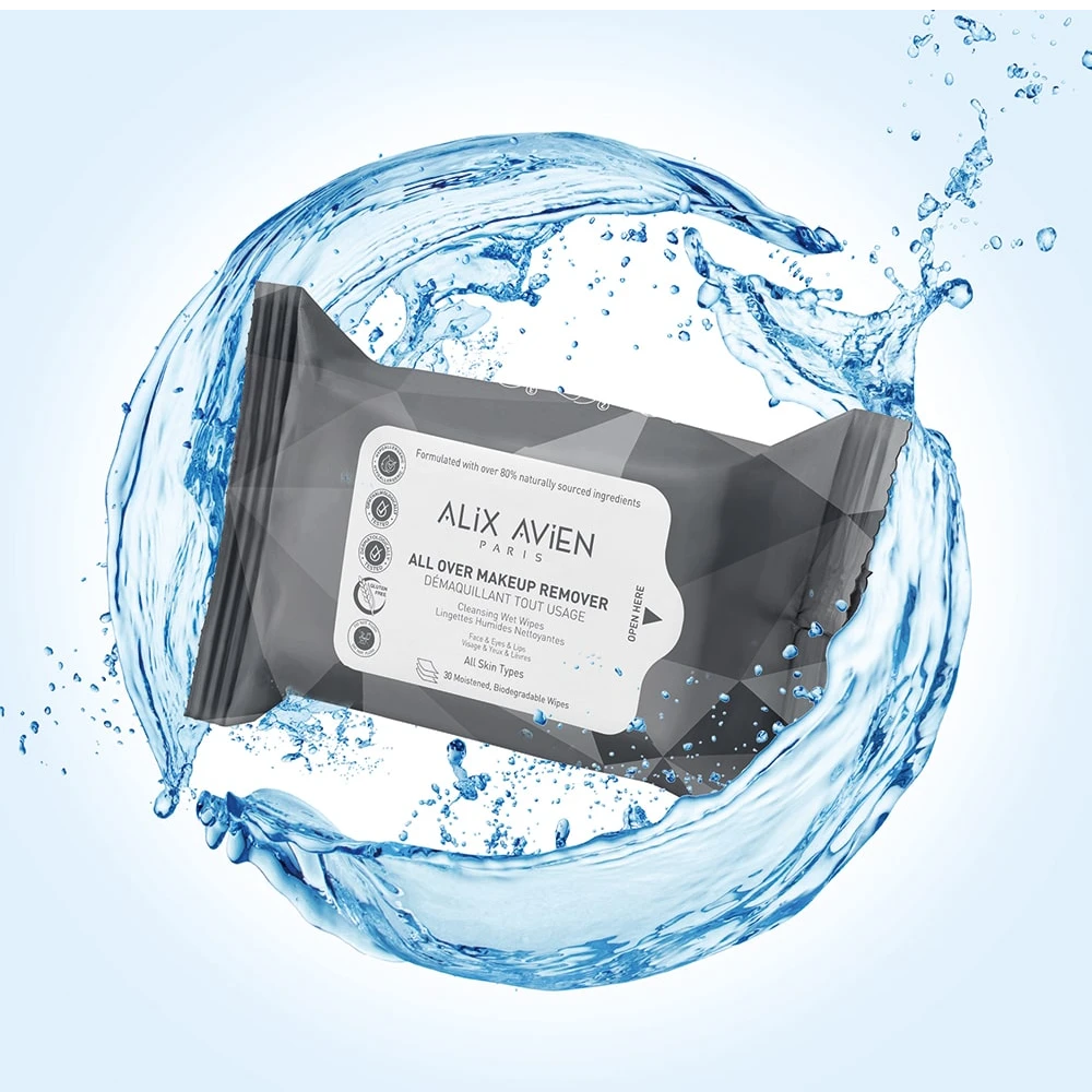 ALIX AVIEN MAKE-UP REMOVER WET WIPES - Makiažo valymo servetėlėmis