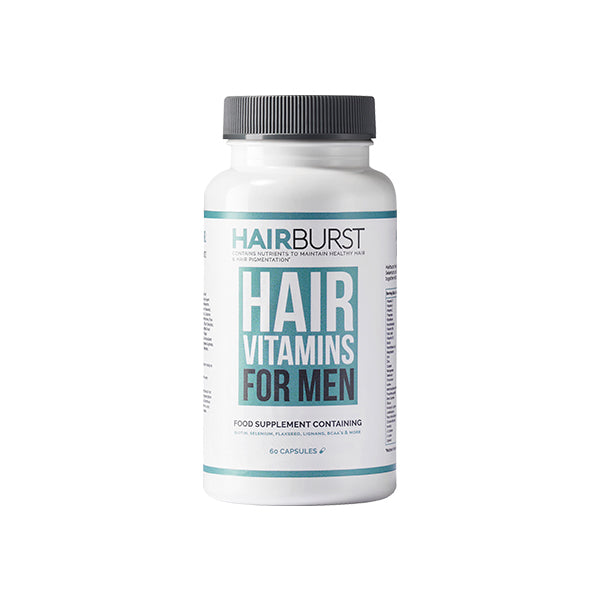 HairBurst maisto papildai plaukams vyrams, 60 kapsulių