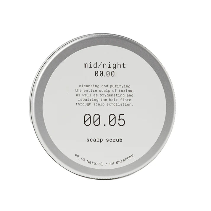Mid/night 00.00 Galvos odos šveitiklis / Scalp Scrub 00.05, 130ml