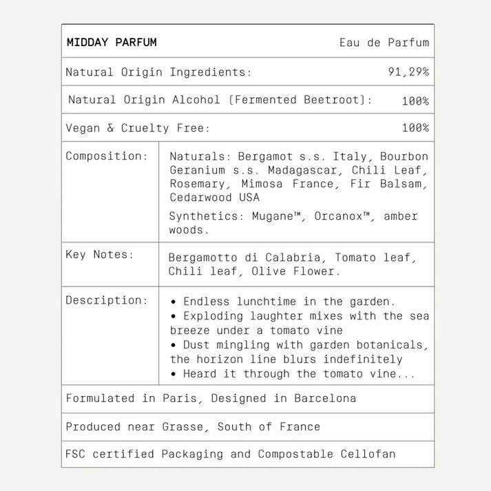 Mid/night 00.00 kvepalai MIDDAY Eau de Parfum, 50ml