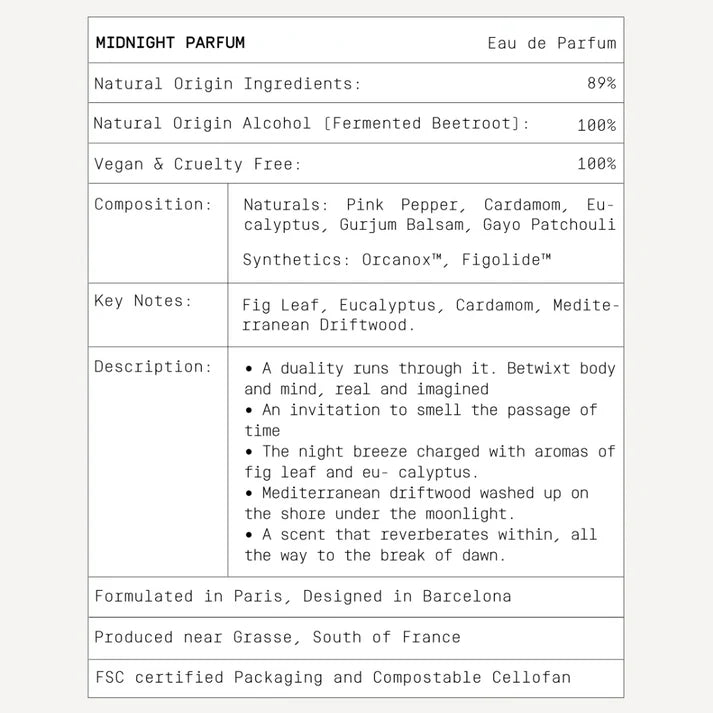 Mid/night 00.00 kvepalai MIDNIGHT, Eau de Parfum, 50ml
