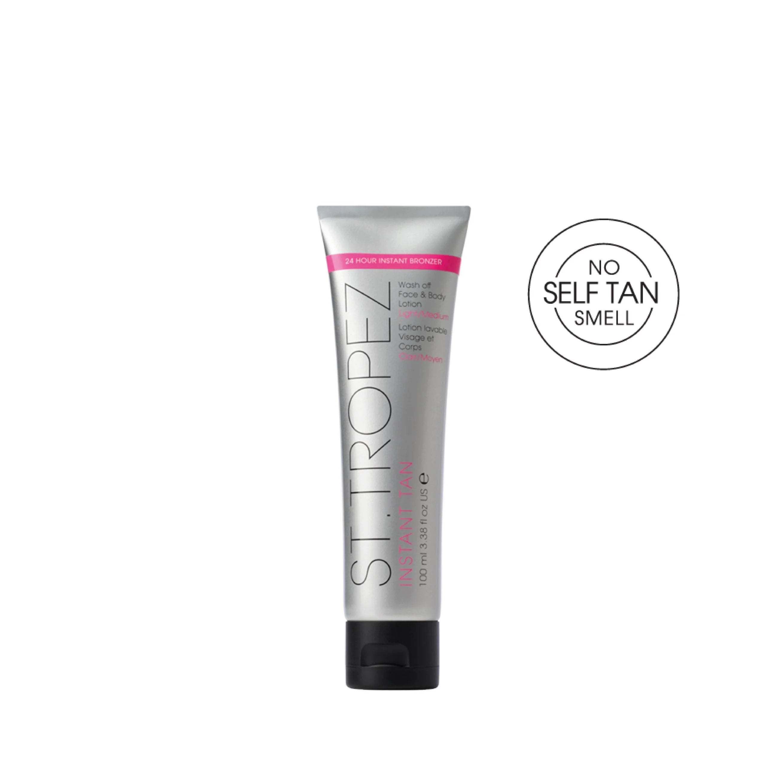 SELF TAN INSTANT WASHOFF FACE/BODY LOTION (LIGHT/MEDIUM) - Nuplaunamas įdegio losjonas veidui ir kūnui 100 ml