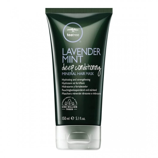 TEA TREE LAVENDER MINT DEEP CONDITIONING MINERAL HAIR MASK -  Giliai drėkinanti mineralinė kaukė