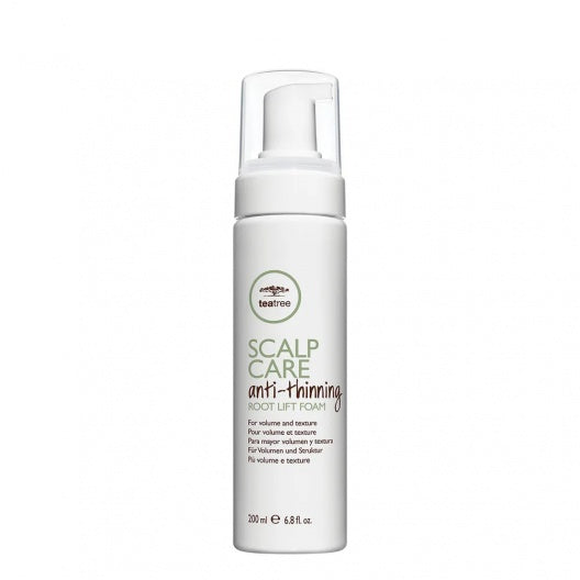 TEA TREE SCALP CARE ANTI-THINNING ROOT LIFT FOAM - Stiprinantis suteikiančios putos retėjantiems plaukams