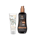 Australian Gold apsaugos nuo saulės kremų rinkinys Botanical SPF50 veidui + SPF30 kūnui