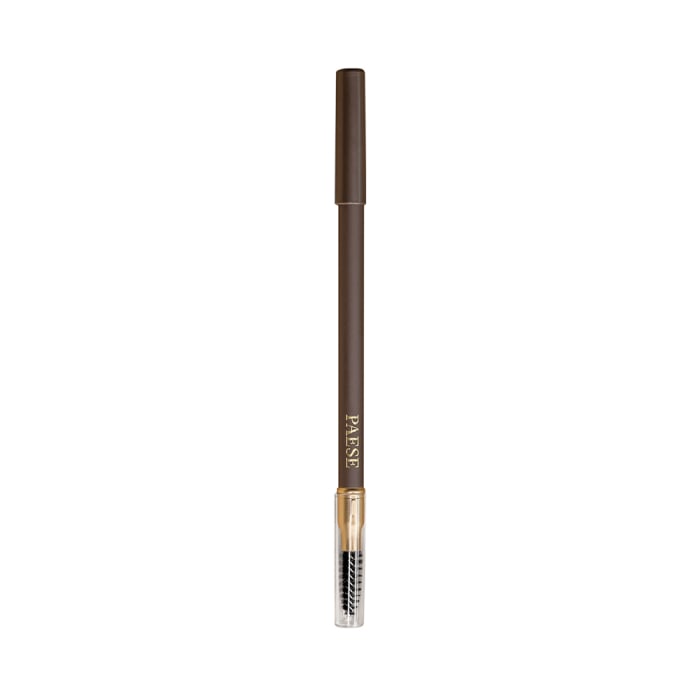 PAESE antakių pieštukas POWDER BROWPENCIL, dark brown spalva