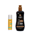 Australian Gold apsaugos nuo saulės rinkinys veido pieštukas SPF50 + apsauga kūnui SPF50