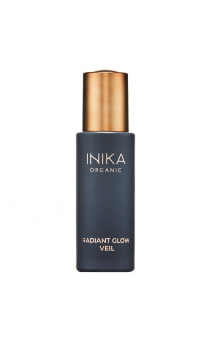 INIKA ORGANIC RADIANT GLOW VEIL ŠVYTĖJIMO SUTEIKIANTI PRIEMONĖ, 30 ml