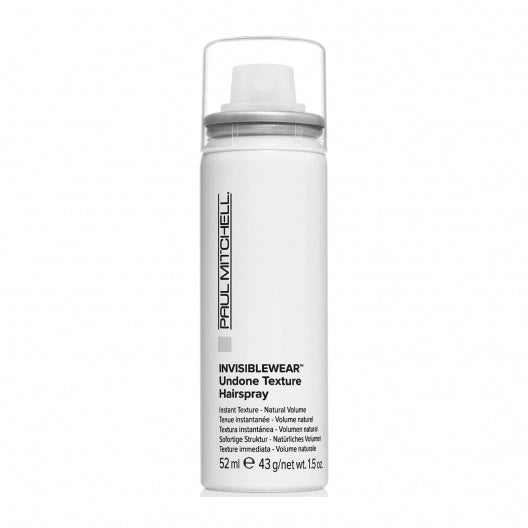 PAUL MITCHELL INVISIBLEWEAR® UNDONE TEXTURE HAIRSPRAY - Tekstūros suteikiantis natūralios fiksacijos lakas