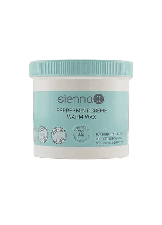 SIENNA X PEPPERMINT CRÈME WARM WAX – DEPILIACINIS VAŠKAS, 450 G