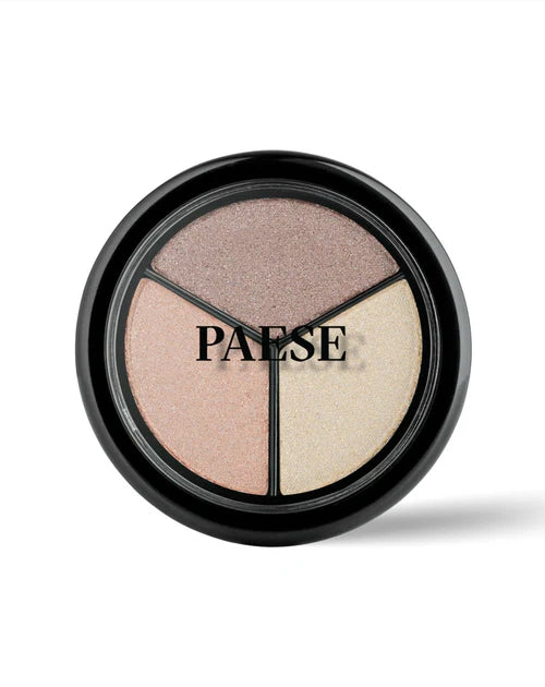 PAESE minkštos tekstūros akių šešėliai "Triple dancing queen"