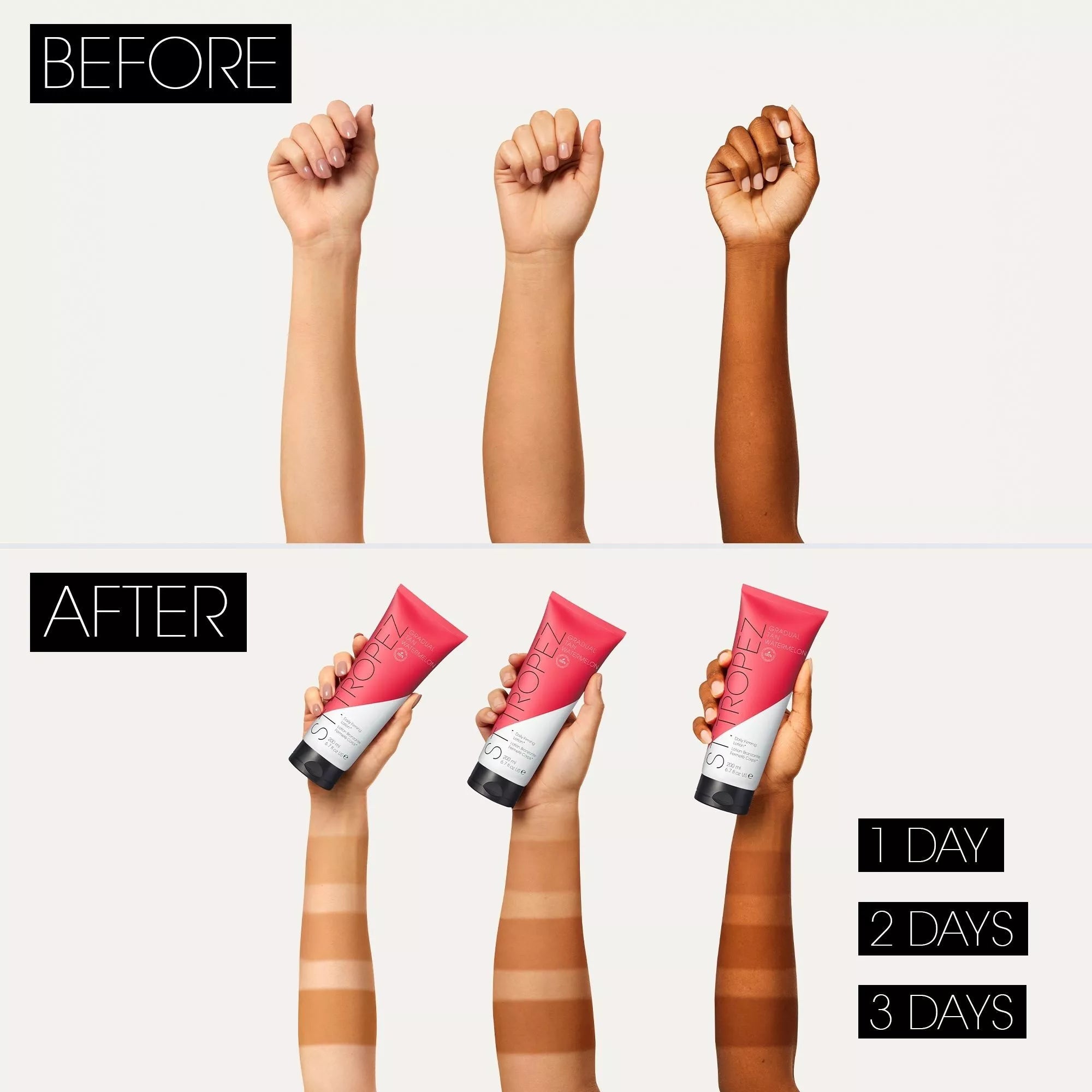 GRADUAL TAN WATERMELON LOTION - Laipsniško įdegio putos 200 ml