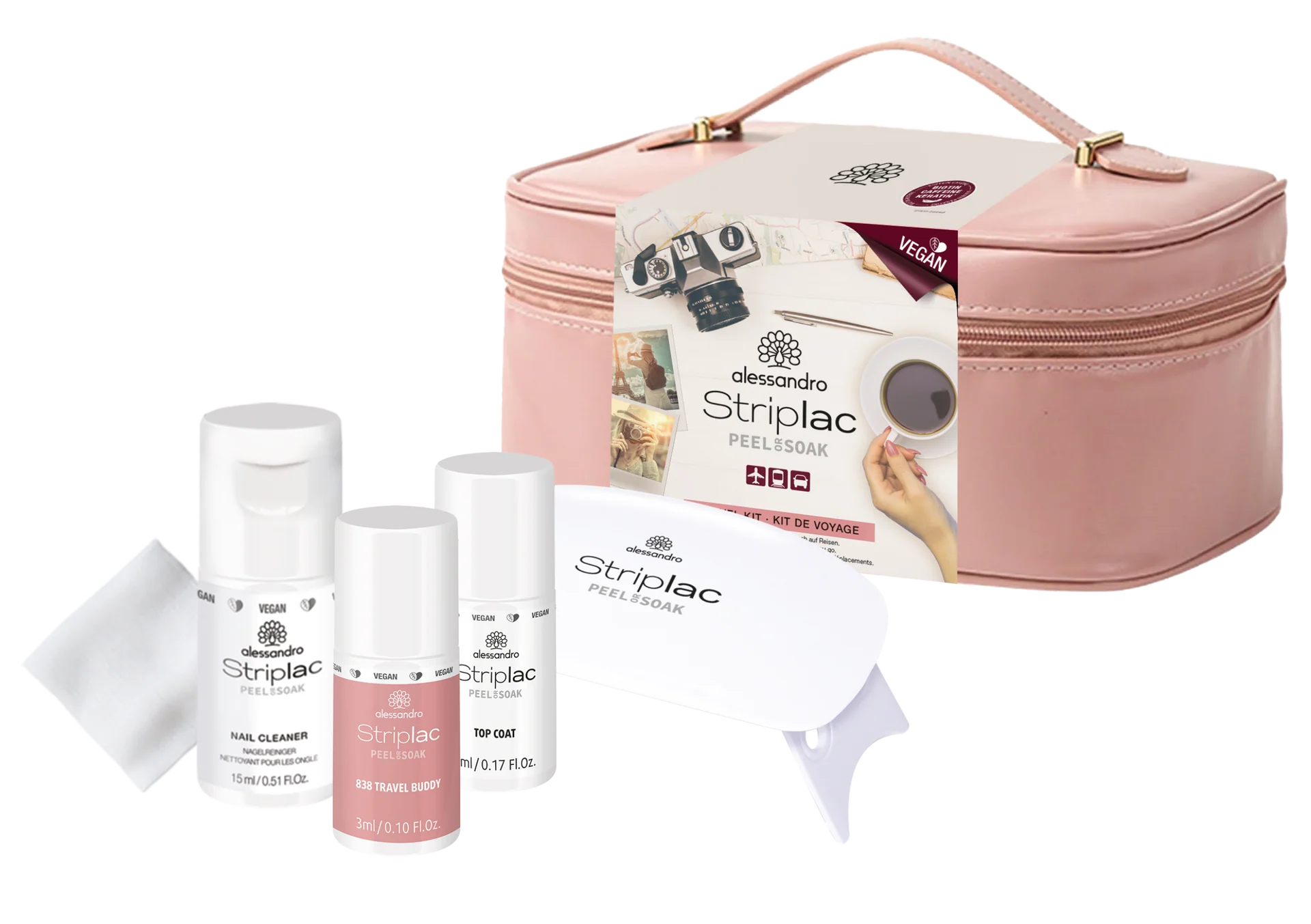 STRIPLAC TRAVEL KIT lakavimo rinkinys